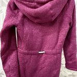 B-WARE SCHMUDDELWEDDA Mantel mit Teddyfutter GR.S FARBE BEERE MELANGE