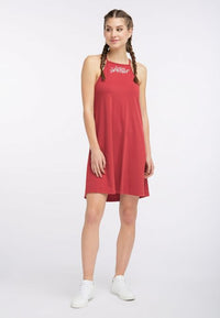 B-WARE MYMO DAMEN KLEID GR.L FARBE ROT