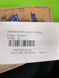 B-WARE DREIMASTER DAMEN ANORAK Gr. XL Farbe Schwarz