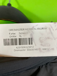 B-WARE DREIMASTER HERREN ANORAK Gr. XL FARBE Schwarz