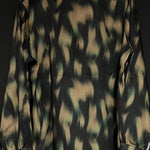 B-WARE DREIMASTER KLASSIK DAMEN LANGARMBLUSE Gr. L Farbe Schwarz Gold