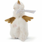 Nici 46376 Einhorn-Engel Angelia 11cm mit Loop Plüsch weiß-gold bin für dich da