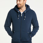 B-WARE DREIMASTER MARITIM HERREN SWEATJACKE Gr.M FARBE MARINE