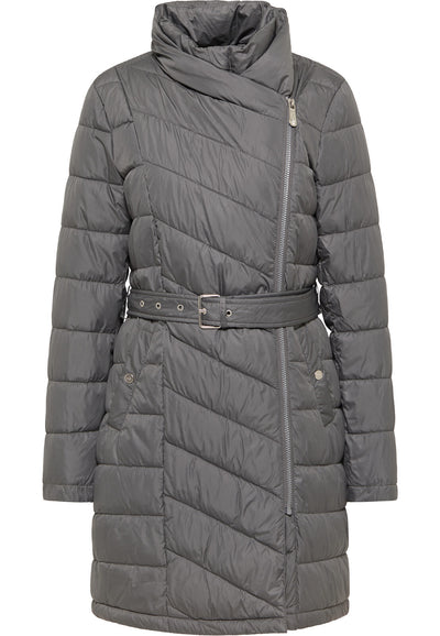 B-WARE FAINA DAMEN MANTEL Gr. M Farbe Dunkelgrau