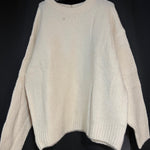 B-WARE MYMO DAMEN PULLOVER Gr.M/L Farbe Wollweiss