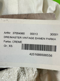 B-WARE DREIMASTER VINTAGE DAMEN PARKA Gr. XS Farbe Creme