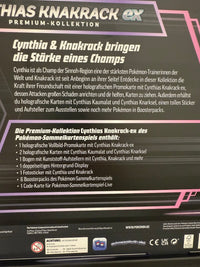 Pokémon Cynthias Knackrack Ex Premium Kollektion Deutsch