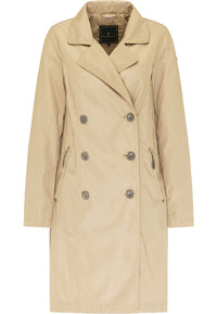 B-WARE DREIMASTER KLASSIK DAMEN MANTEL Gr. M Farbe Beige