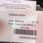 B-WARE DreiMaster Maritim Damen Regenjacke Gr. XS Farbe Schlammoliv