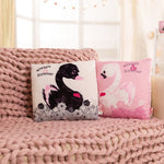 Nici 48275 Kissen Love Schwan weiß ca. 30x30cm GREEN | Love 2022/2023 | 48275