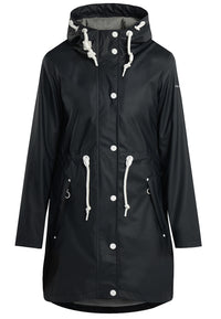 B-WARE DreiMaster Maritim Damen Regenmantel Gr. S Farbe Dunkelmarine