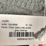 B-WARE MYMO DAMEN STRICKJACKE Gr. M/L Farbe Grau Melange
