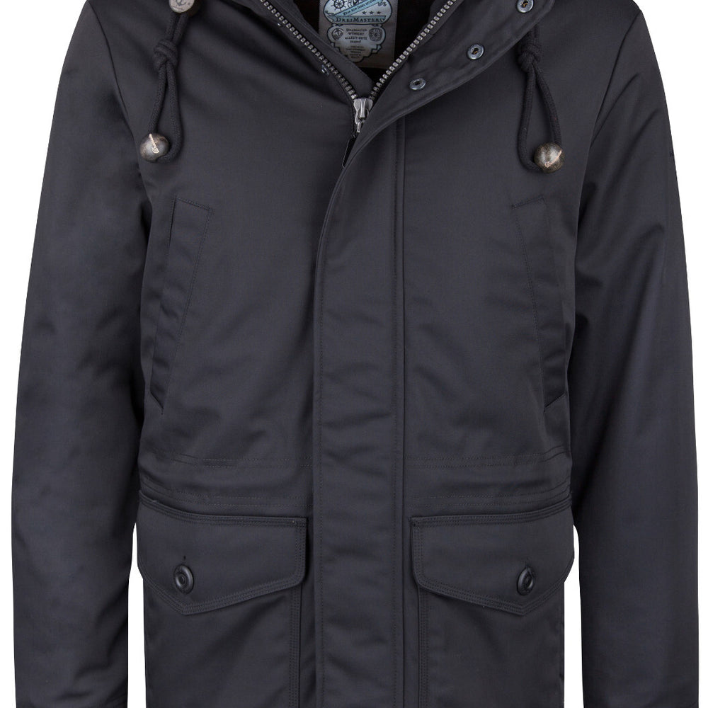 B-WARE DREIMASTER HERREN ANORAK Gr. M Farbe Schwarz