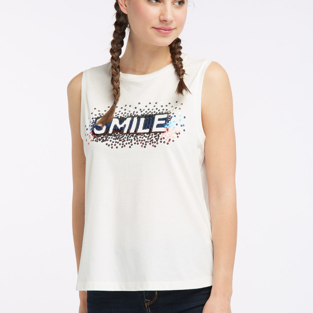 B-WARE MYMO DAMEN TOP GR.XXL FARBE WEISS