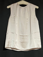 B-WARE DreiMaster Klassik Damen Kurzarmbluse Gr.S Farbe Hellbeige
