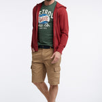 B-WARE PETROL INDUSTRIES HERREN SHORTS GR.XXXL FARBE DARK TOBACCO