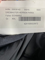 B-WARE DREIMASTER HERREN PARKA Gr. XXL Farbe Schwarz