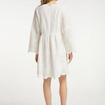 B-WARE DREIMASTER VINTAGE DAMEN SOMMERKLEID Gr. M Farbe Weiss