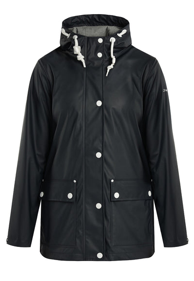 B-WARE DREIMASTER MARITIM DAMEN REGENJACKE Gr. S Farbe Dunkelmarine