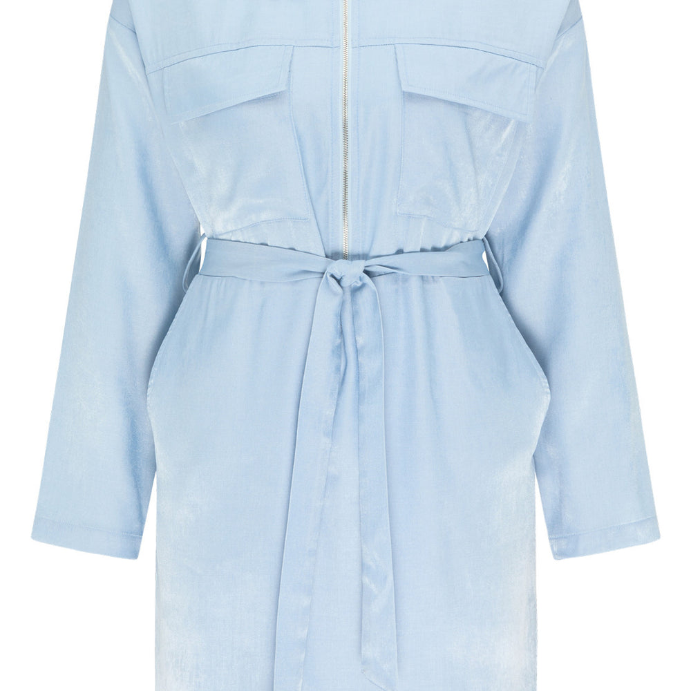 B-WARE DREIMASTER VINTAGE DAMEN KLEID Gr. L Farbe Hellblau