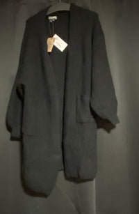 B-WARE DREIMASTER VINTAGE DAMEN STRICKJACKE Gr.XS/S Farbe Schwarz