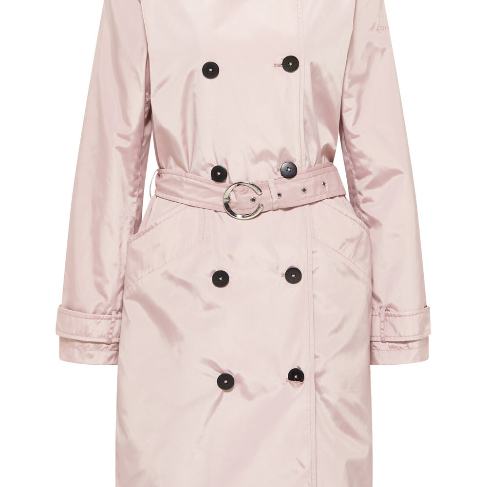 B-WARE DREIMASTER KLASSIK DAMEN TRENCHCOAT Gr.L Farbe Rosa