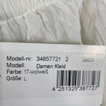 B-WARE DREIMASTER DAMEN KLEID Gr. L Farbe Wollweiss