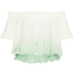 B-WARE MYMO DAMEN TOP Gr. XS Farbe Weiss Wasser