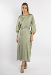 B-WARE DREIMASTER KLASSIK DAMEN KLEID GR.L FARBE HELLOLIV