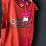 B-WARE MYMO DAMEN TOP GR.S FARBE ROT