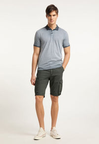 B-WARE PETROL INDUSTRIES HERREN POLOSHIRT GR.L FARBE WOLF GREY