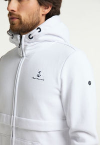 B-WARE DREIMASTER MARITIM HERREN SWEATSHIRT GR.M FARBE WEISS