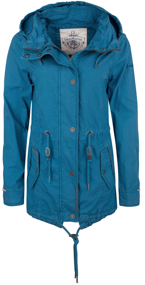 B-WARE DREIMASTER DAMEN KURZMANTEL Gr. L Farbe Türkis