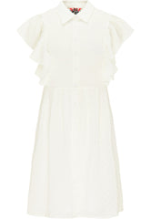 B-WARE MYMO ROCKS DAMEN SOMMERKLEID Gr. XS Farbe Weiss