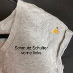 B-WARE DREIMASTER DAMEN T-SHIRT Gr.M FARBE GRAU MELANGE