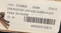 B-WARE DREIMASTER VINTAGE DAMEN KLEID Gr.M Farbe Schwarz