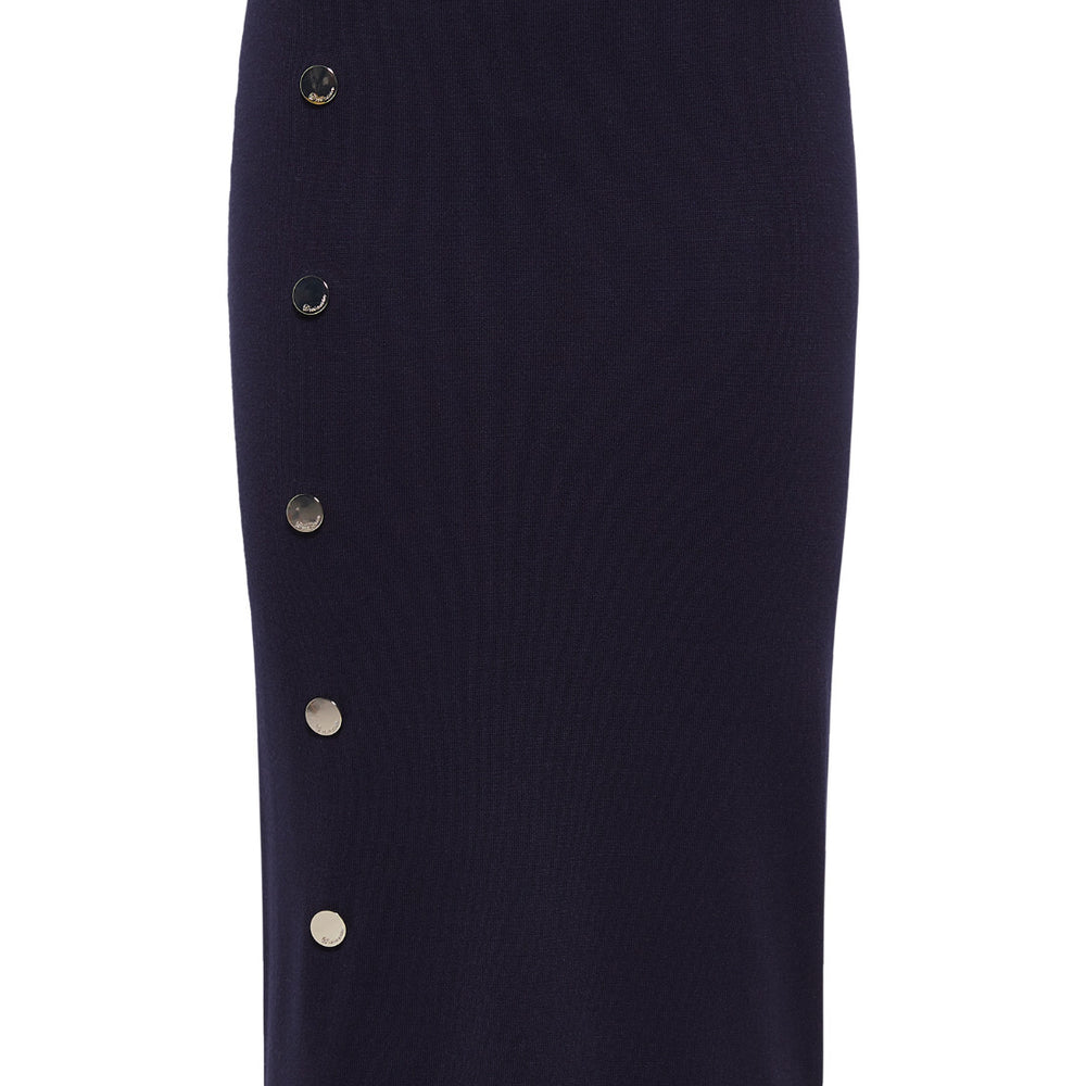 B-WARE DREIMASTER KLASSIK DAMEN STRICKROCK Gr.XL/XXL Farbe Marine