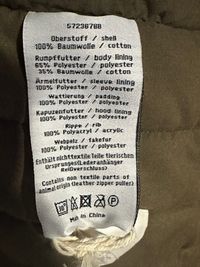 Musterware/Einzelstück DREIMASTER HERREN PARKA GR.M FARBE OLIV