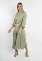 B-WARE DREIMASTER KLASSIK DAMEN KLEID GR.L FARBE HELLOLIV