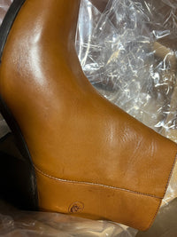 B-WARE Dreimaster Vintage Damen Schuhe Gr. 39 Farbe Cognac