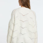 B-WARE IZIA DAMEN STRICKPULLOVER GR.M/L FARBE WOLLWEISS