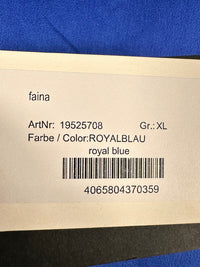 B-WARE FAINA DAMEN BLUSE Gr. XL Farbe Royalblau