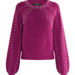 B-WARE FAINA DAMEN STRICKPULLOVER Gr. XL/XXL FARBE FUCHSIA