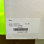 B-WARE FAINA DAMEN SCHUHE Gr. 39 Farbe Creme