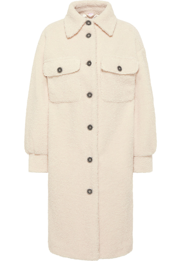 B-WARE MYMO DAMEN MANTEL Gr. XS Farbe Wollweiss