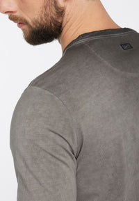 B-WARE PETROL INDUSTRIES HERREN LANGARMSHIRT GR.S FARBE STEAL