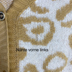 B-WARE FAINA DAMEN STRICKJACKE Gr. M/L Farbe Wollweiss Hellkamel