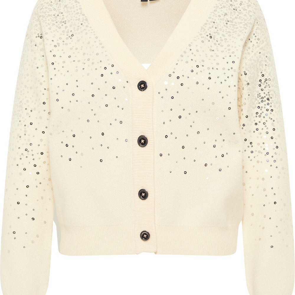 B-WARE FAINA DAMEN STRICKJACKE Gr. M/L Farbe Wollweiss