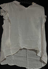 B-WARE DREIMASTER KLASSIK DAMEN BLUSE Gr.M Farbe Wollweiss