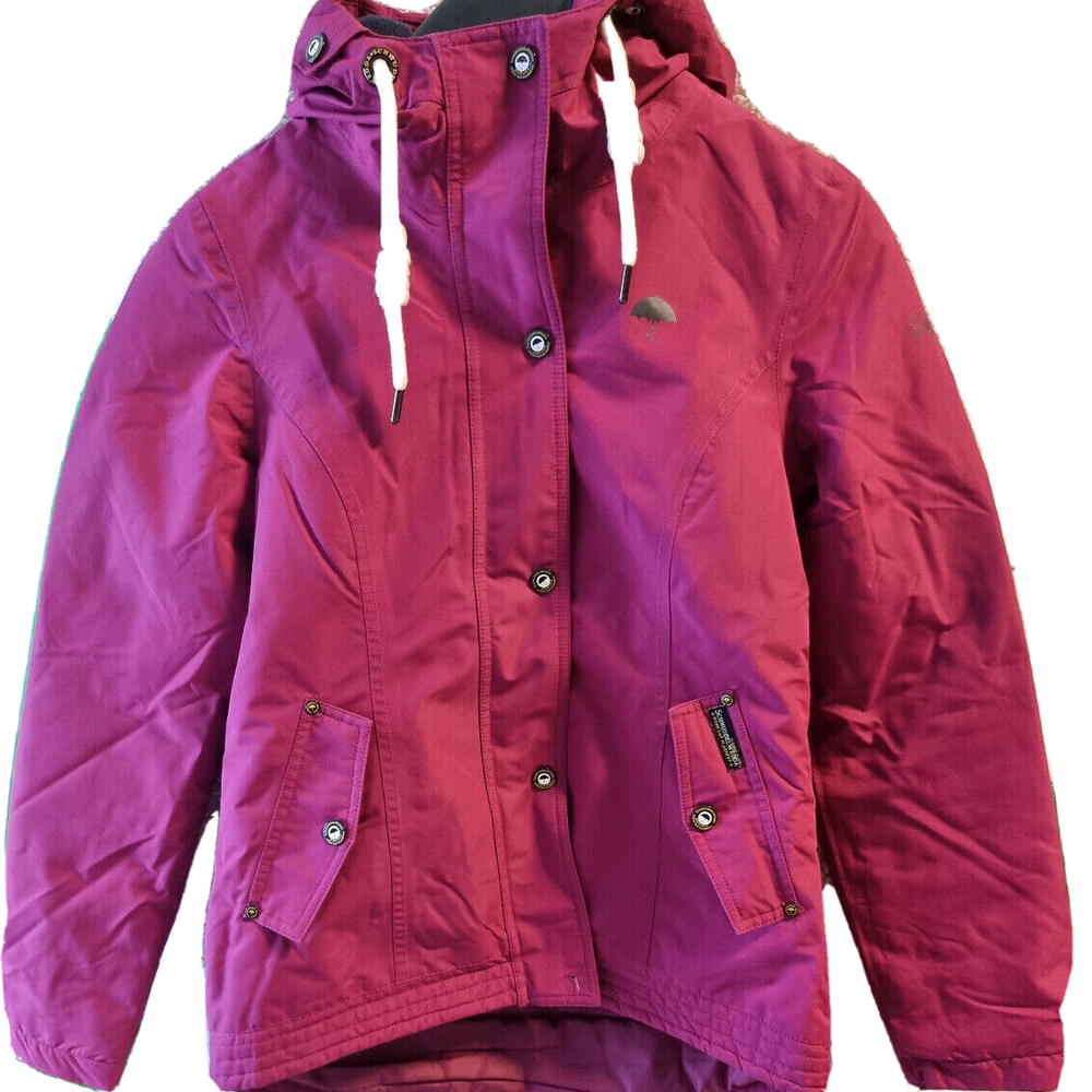 B-WARE SCHMUDDELWEDDA DAMEN ANORAK Gr.XS Farbe Beere Outdoorjacke